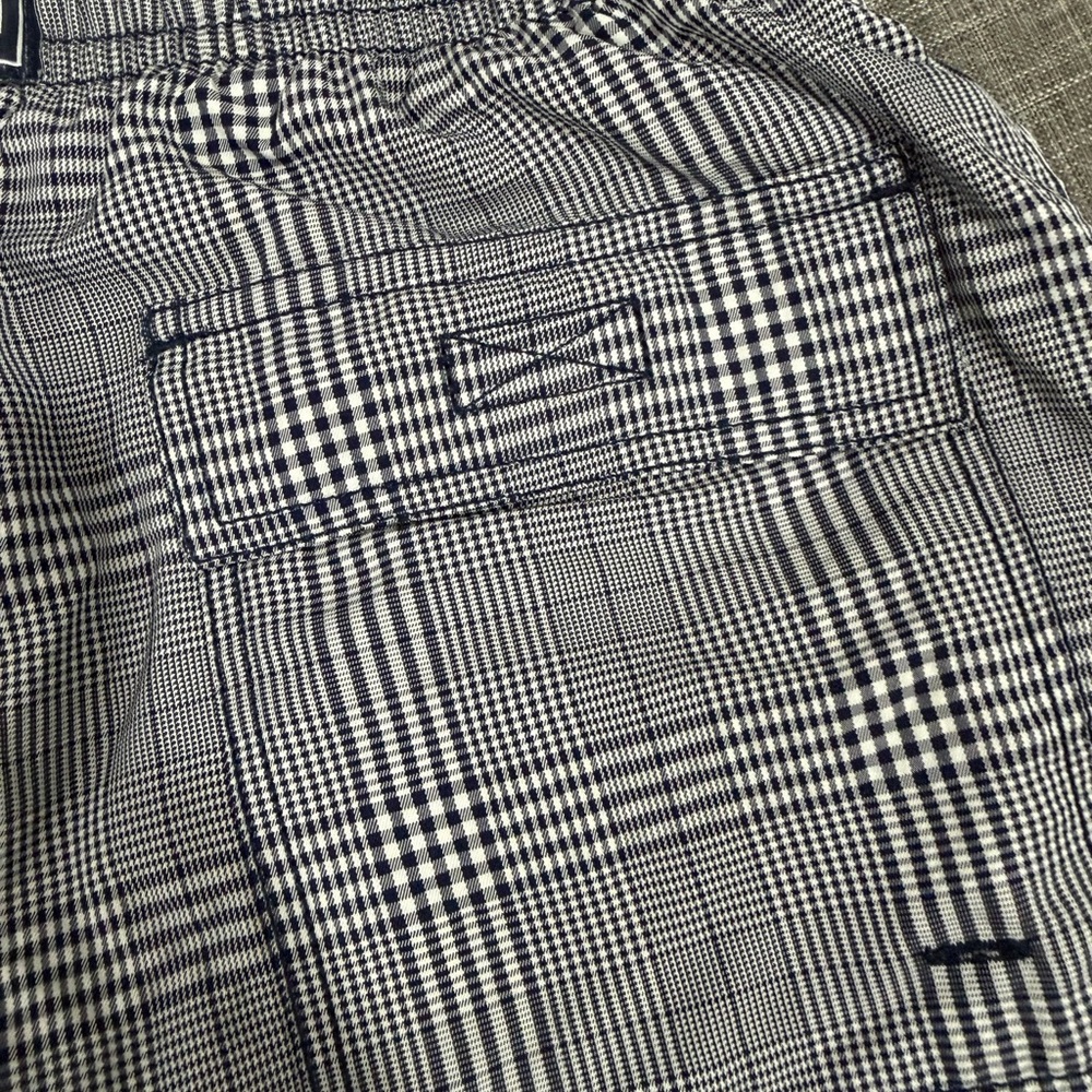 Vilebrequin Navy & White Plaid Swim Trunks - Picture 7 of 13